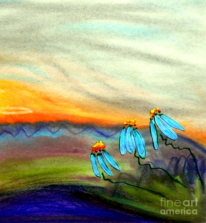 Midday fluer Pastel by Barbara Leigh Art