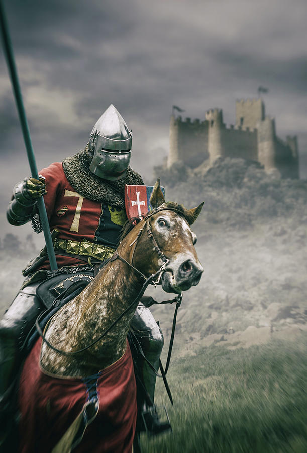 Middle Ages Knight Digital Art by Carlos Caetano