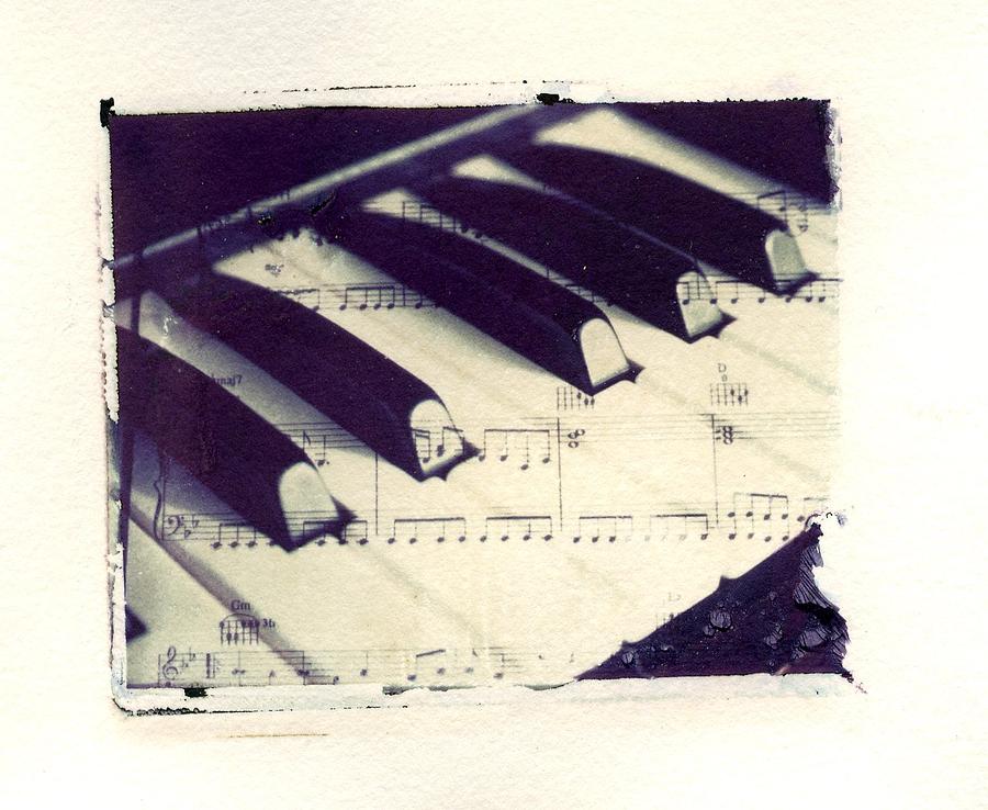 Middle C Polaroid Transfer Photograph by Jane Linders