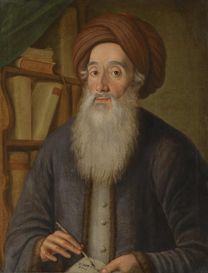 Middle Eastern Muslim Man Painting by Eugene Verboeckhoven 
