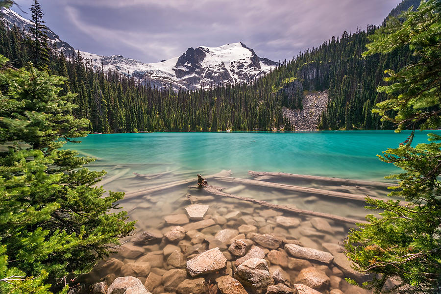 Mountain Photograph - Middle Joffre Lake  by Pierre Leclerc Photography