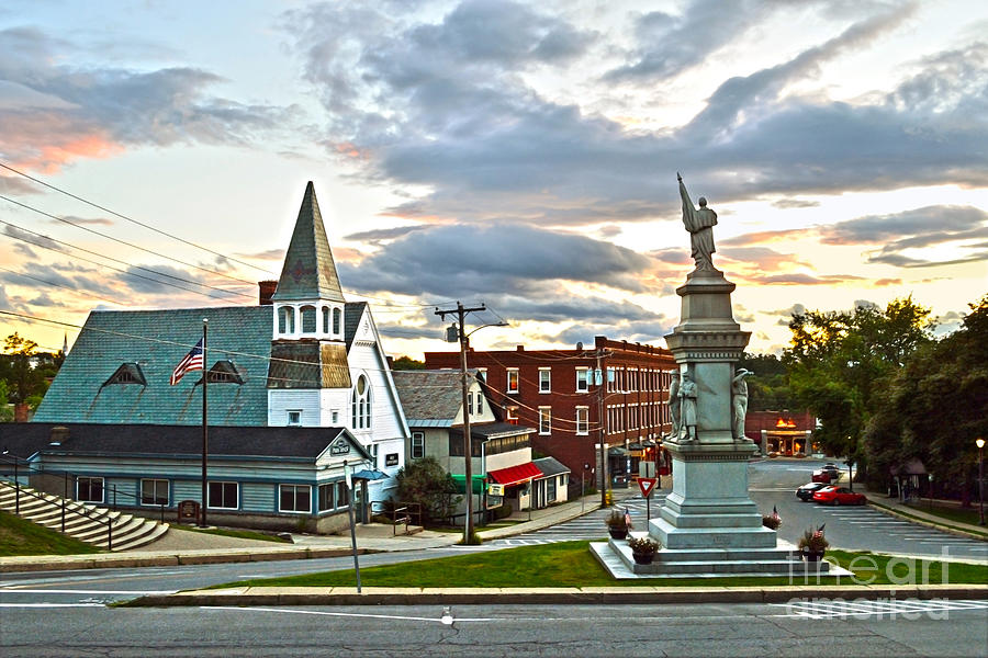 Middlebury Vermont at Sunset Photograph by Catherine Sherman