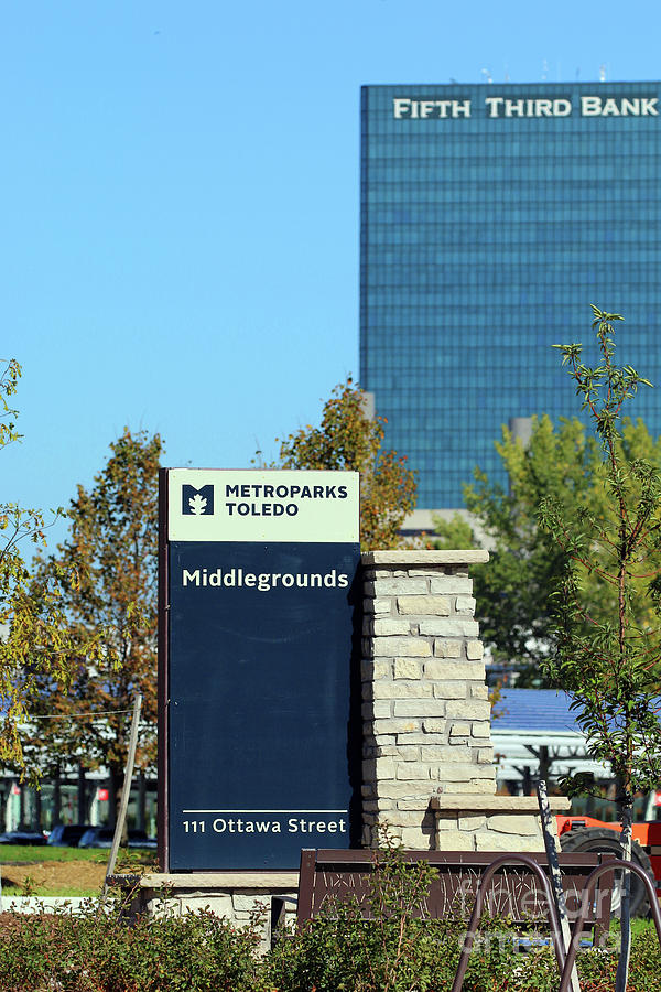 Middlegrounds Sign  5651 Photograph by Jack Schultz