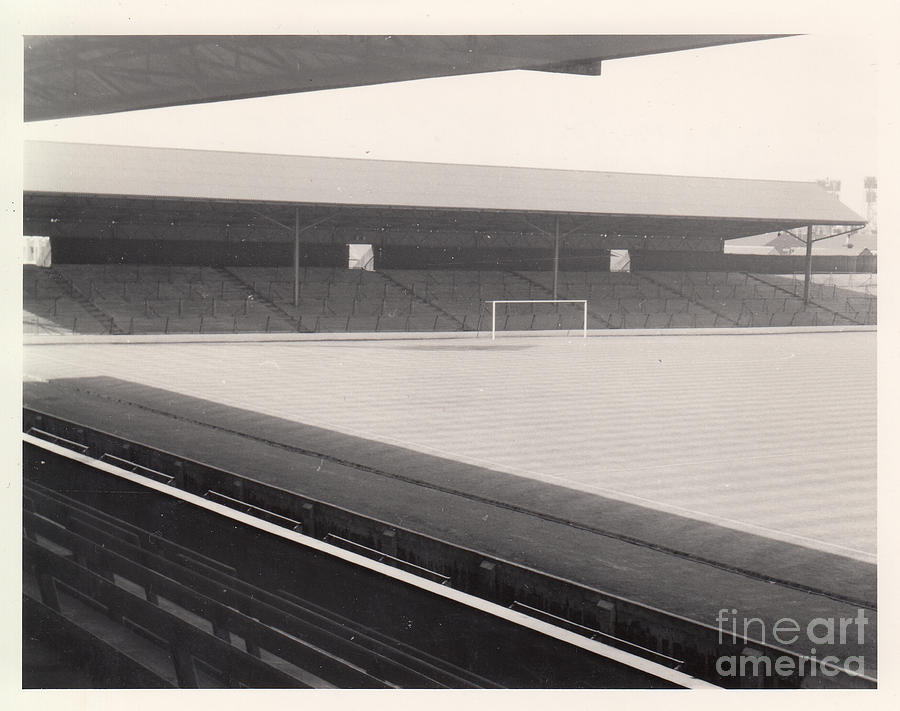 Middlesborough - Ayresome Park - Holgate End Terrace 1 - Leitch - BW - 1969 Photograph by Legendary Football Grounds