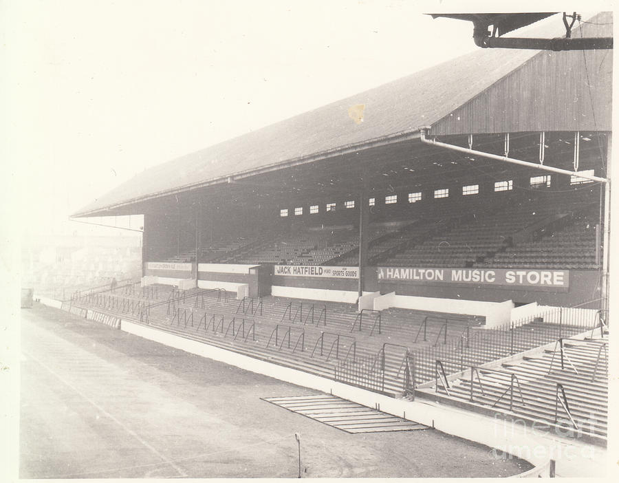 Middlesborough - Ayresome Park - South Side Stand 1 - Leitch - BW - 1969 Photograph by Legendary Football Grounds