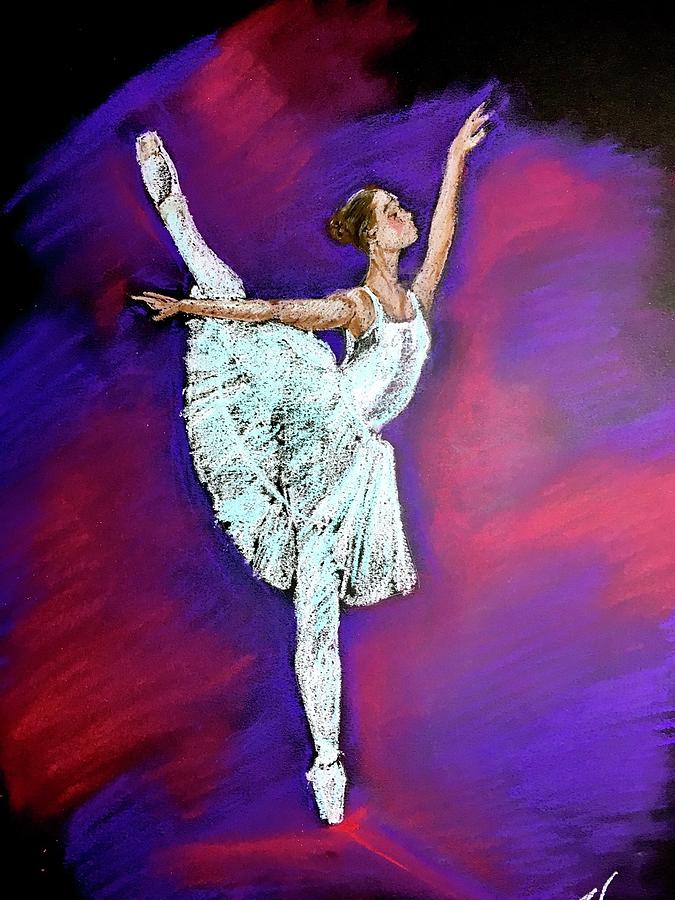 Midnight ballerina Pastel by James Henderson - Fine Art America