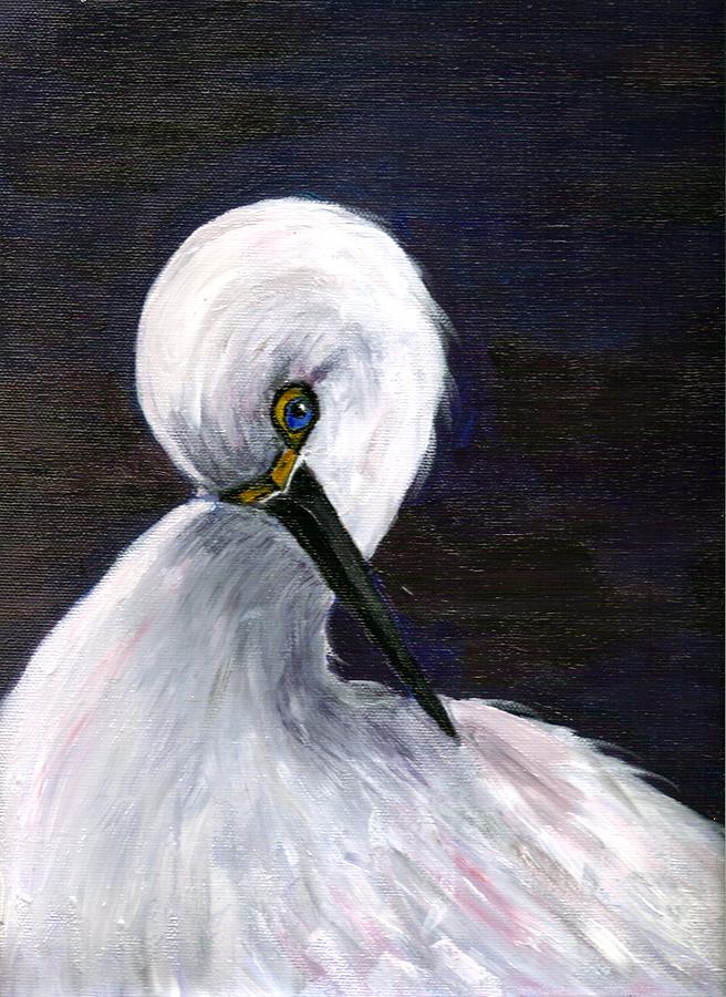 Nature Painting - Midnight Beauty by Dalila Jasmin Nature Painting - Midnight Beauty by Dalila Jasmin