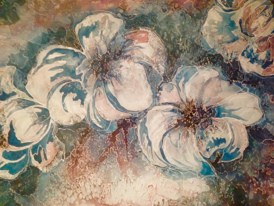 Midnight Magnolias  Painting by Nancy M Garrett