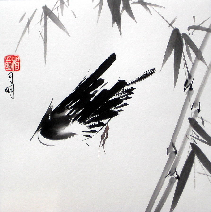 Midnight Dancer - The Art of Ink Painting by Ming Yeung - Fine Art America