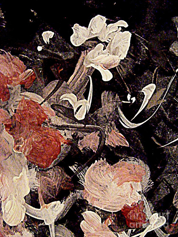 Midnight Flowers 2 Digital Art by Nancy Kane Chapman