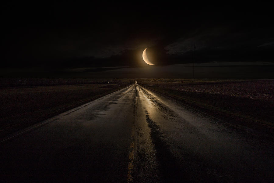 Midnight Highway Photograph by Aaron J Groen