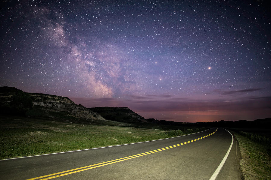 Midnight Highway Photograph by Matt Hammerstein