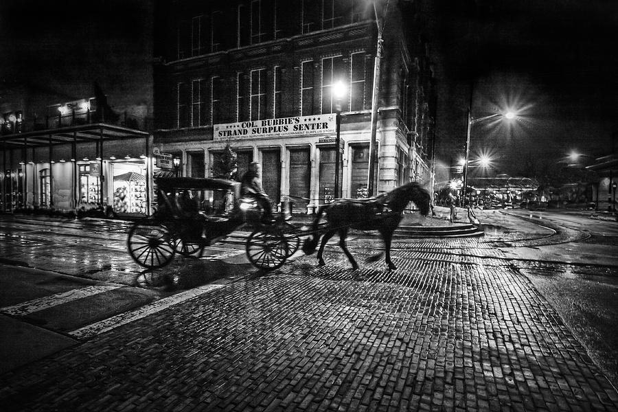 Midnight in Galveston Photograph by Linda Unger