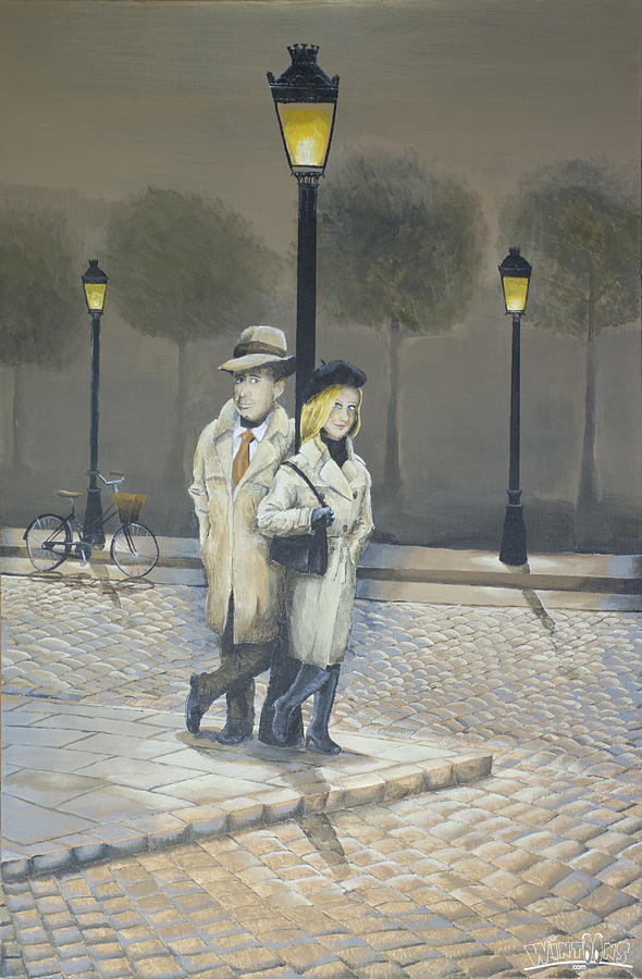 Midnight in Paris Painting by Winton Bochanowicz