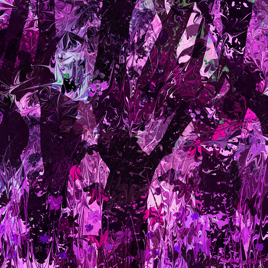 Abstract Digital Art - Midnight Incantations by William Russell Nowicki