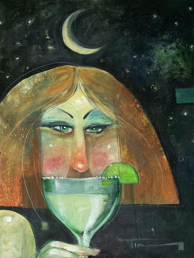 Midnight Margarita Painting by Tim Nyberg