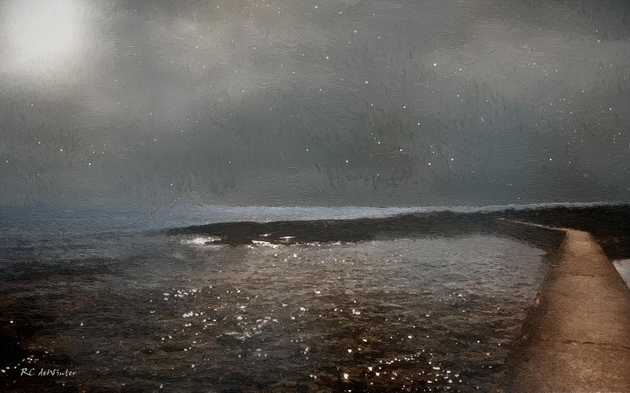 Midnight Mist Painting by RC DeWinter