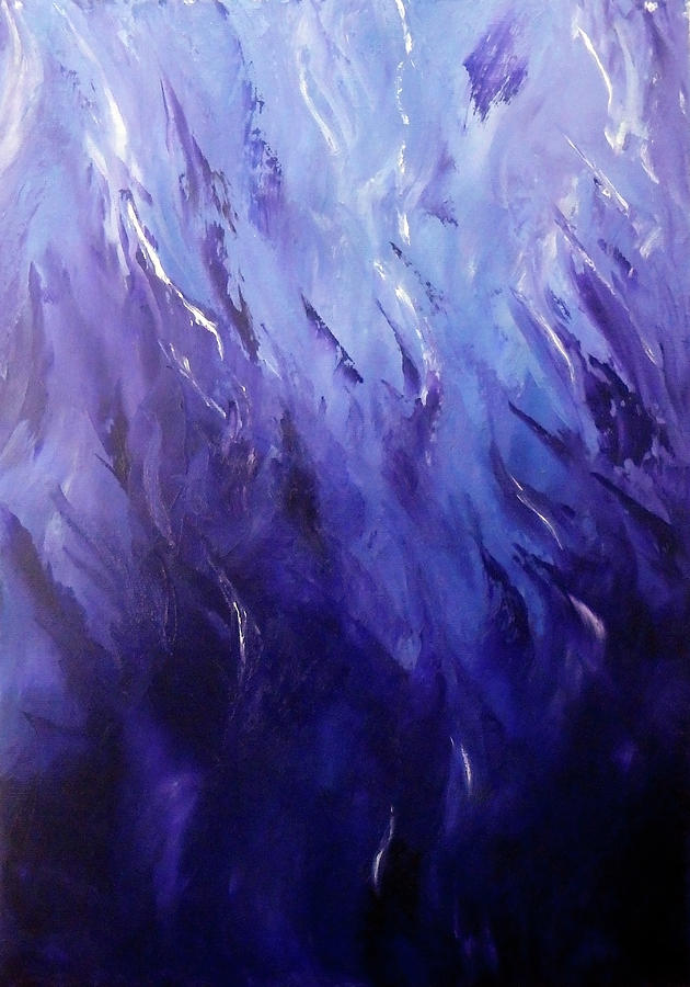 Midnight Passion 1 Painting by Johanna Hurmerinta