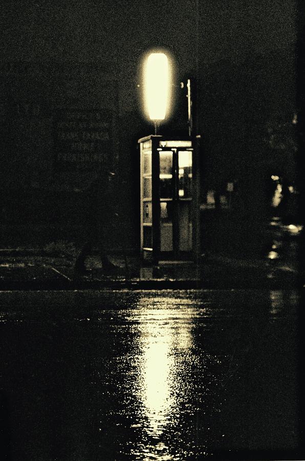 Midnight Phone Booth Photograph by Brian Sereda
