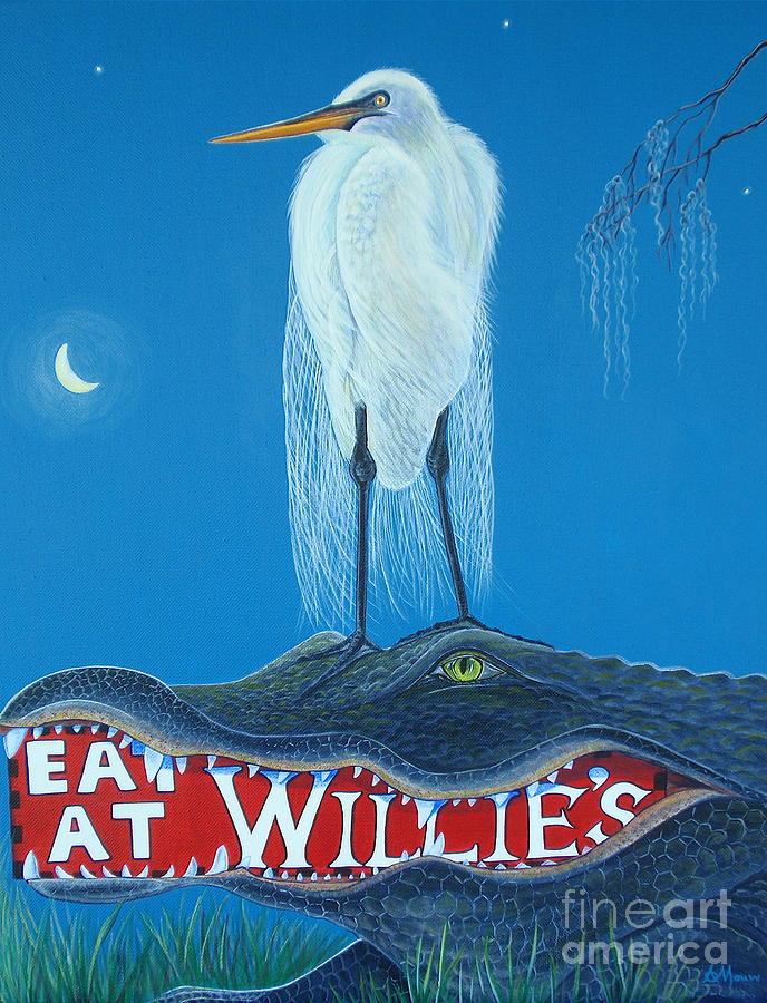 Midnight Snack AKA Eat at Willies Painting by Aimee Mouw