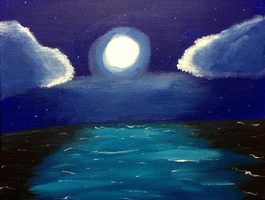 Midnight Waters Painting by Kendall Wade - Fine Art America