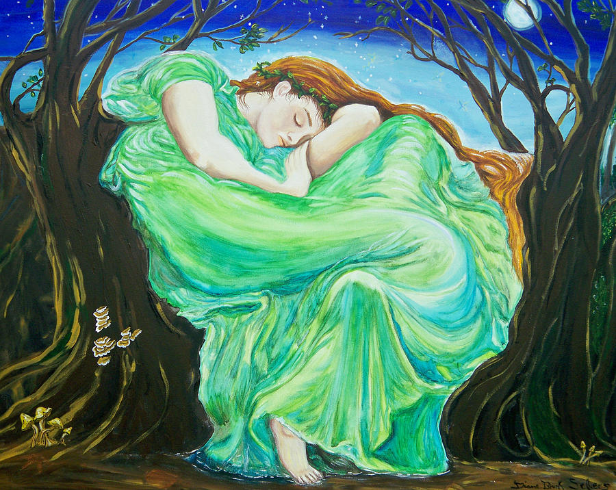 Fantasy Painting - Midsummer Nights Dream by Diane Sellers