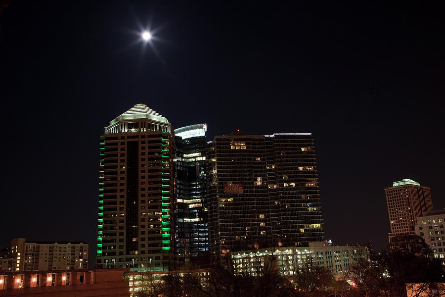 Midtown Atlanta At Night Photograph