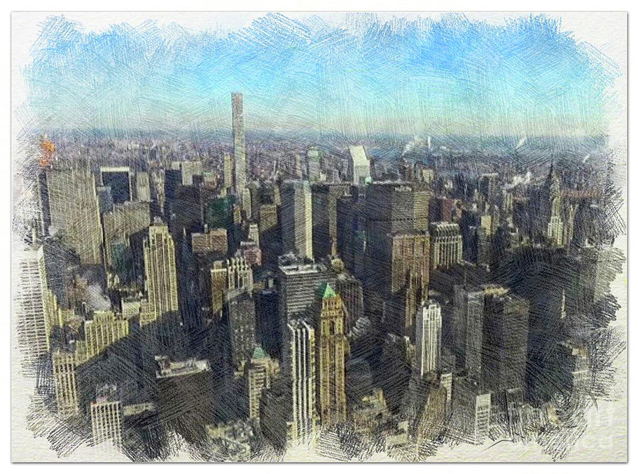Midtown Manhattan Digital Art by CAC Graphics