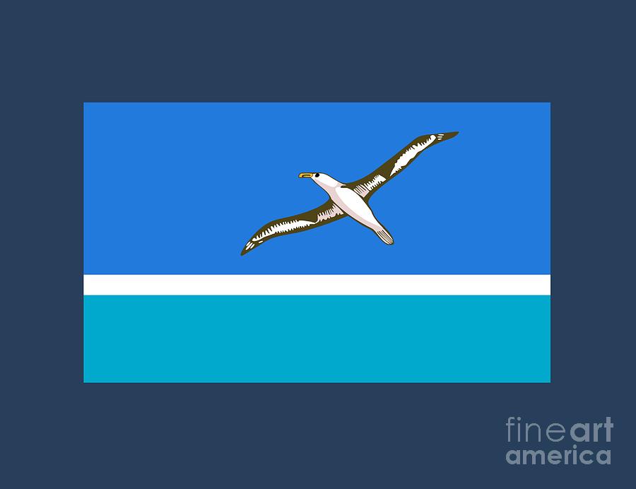 Midway Island Flag Digital Art by Frederick Holiday | Fine Art America