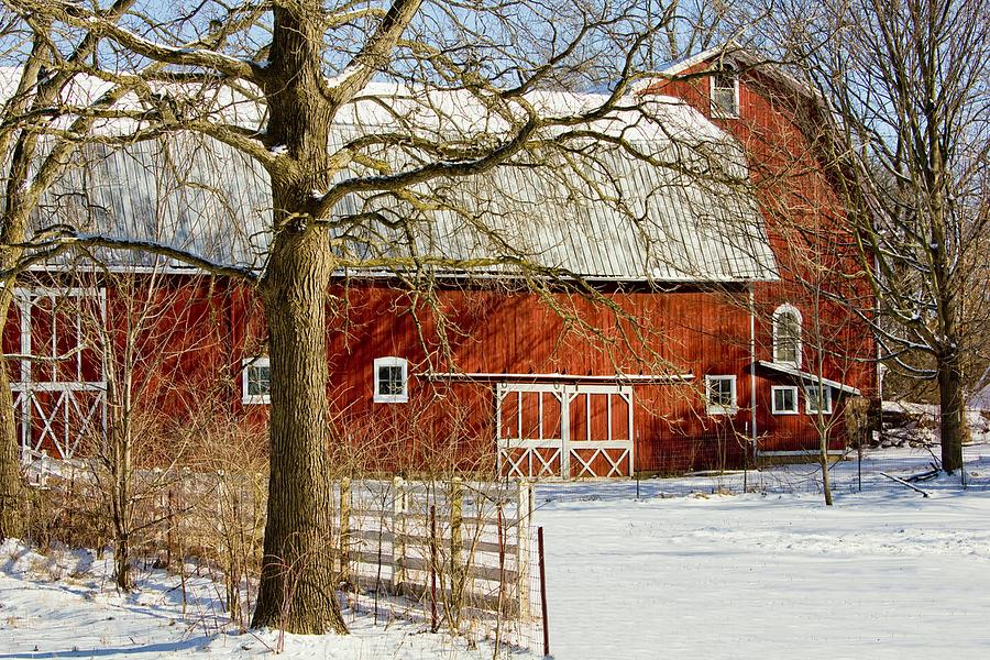 Midwest Barn Photograph by Pat Cook