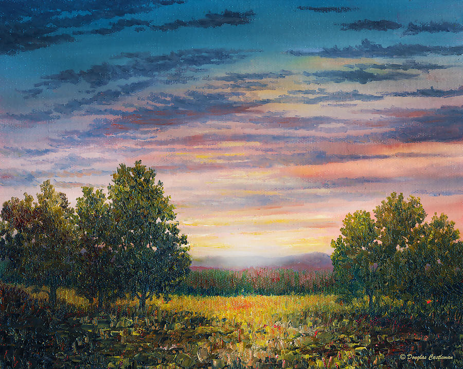 Midwest Evening Painting by Douglas Castleman