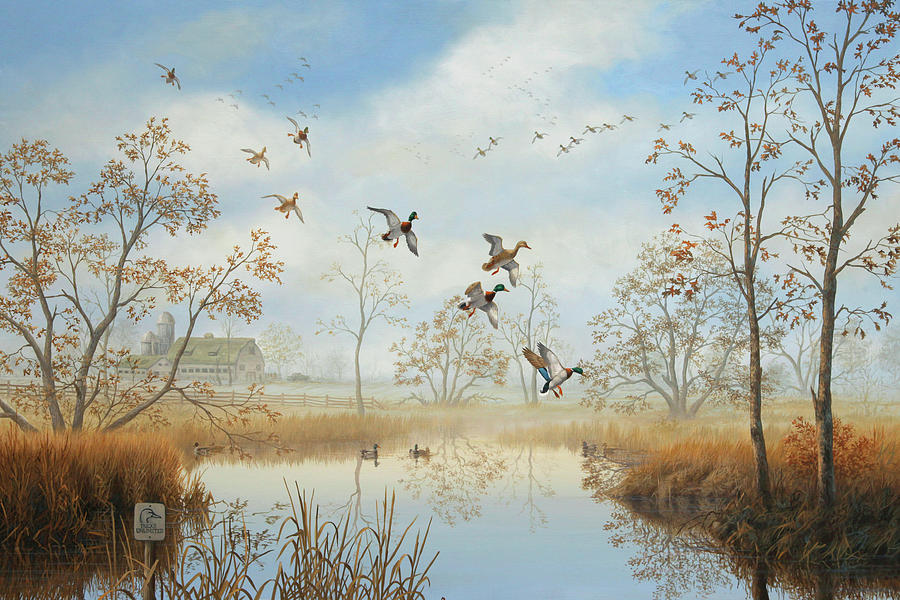 Midwest Migration Painting by Guy Crittenden