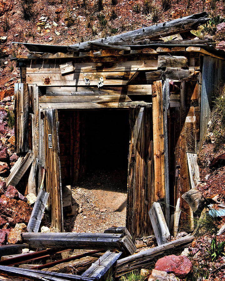 Midwest Mine Shaft Photograph by Lana Trussell