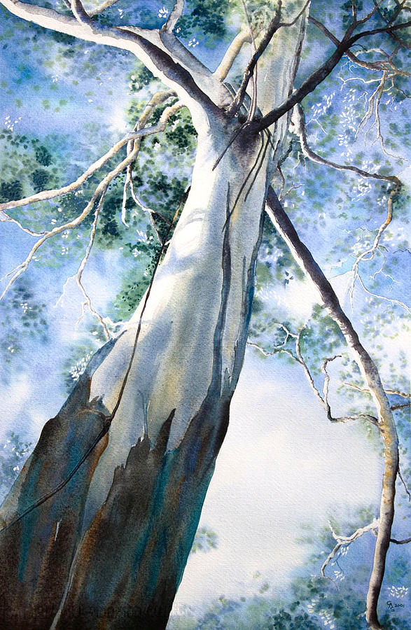 Gum Tree Painting - Mighty Gum by Carol McLagan