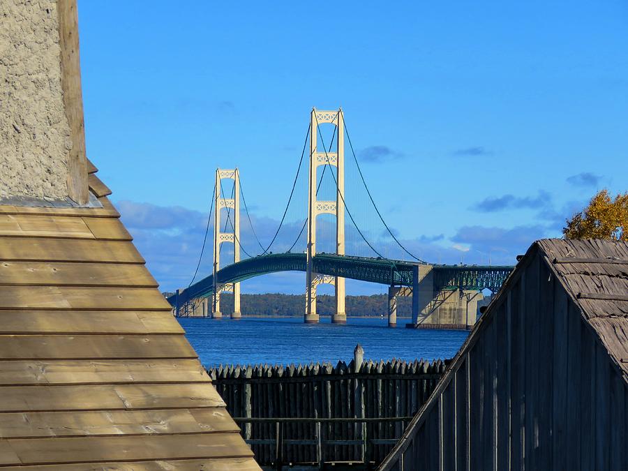 Mighty Mac from Michilimackinac Photograph by Keith Stokes