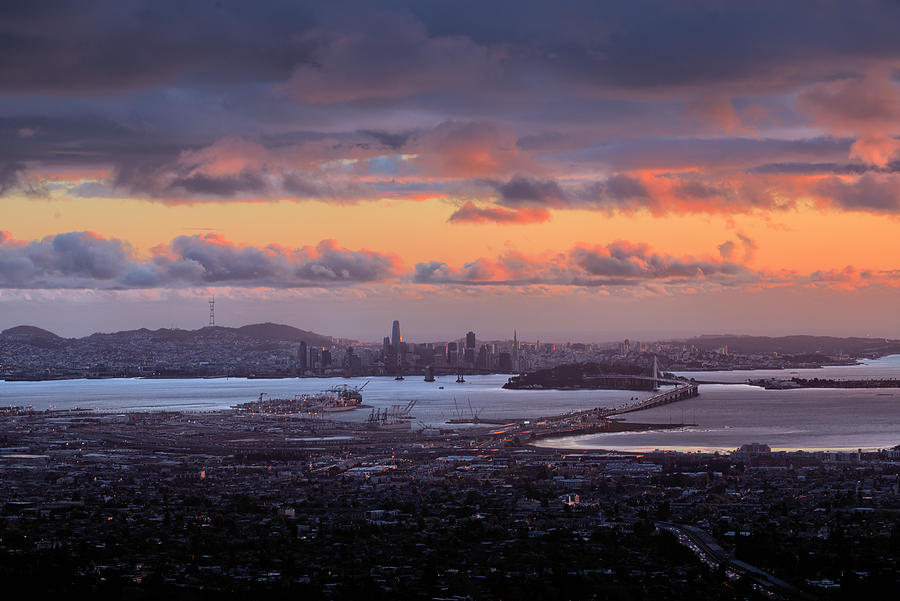 Sunset Photograph - Mighty Mellow, San Francisco by Vincent James