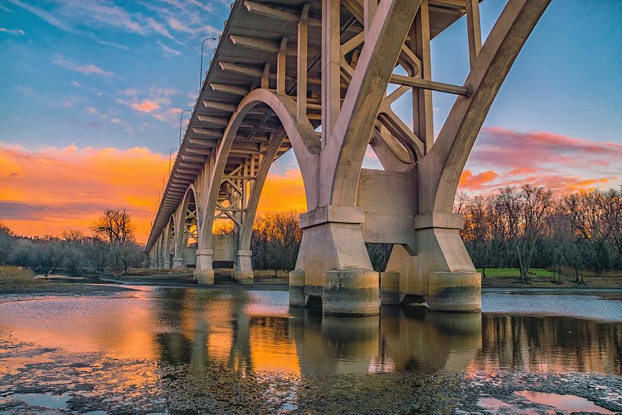 Mighty Mendota Bridge Photograph by Doug Wallick