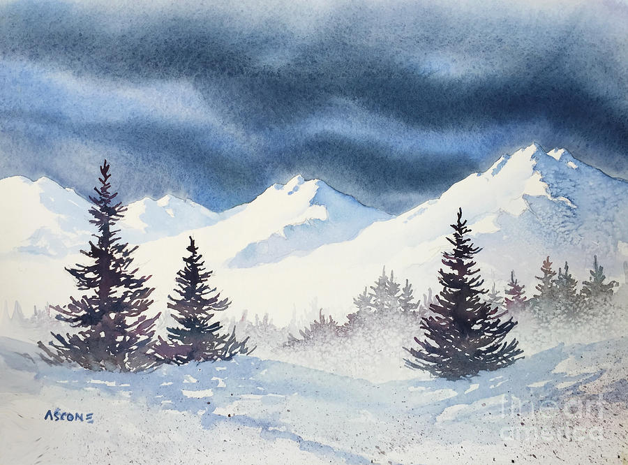 Mighty Mountains Painting by Teresa Ascone
