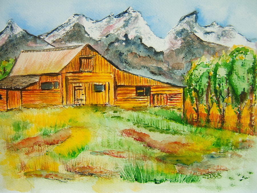 Mighty Rancher Painting by Elaine Duras