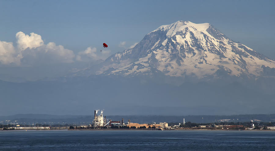 Mighty Ranier Photograph by Debby Richards