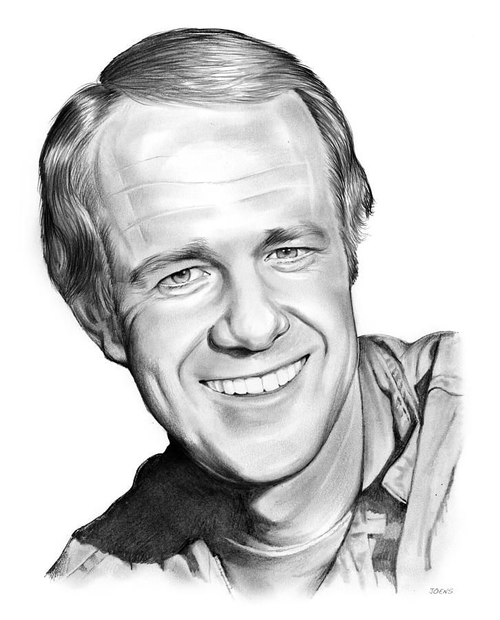 Mike Farrell Drawing
