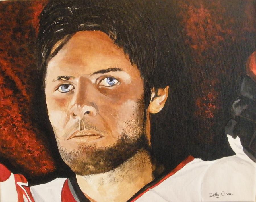 Mike Fisher Painting by Betty-Anne McDonald