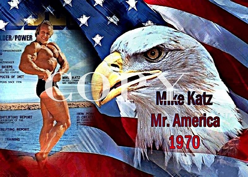 Mike Katz Mr. America 1970 Eagle Power Digital Art by Nelson Rivera