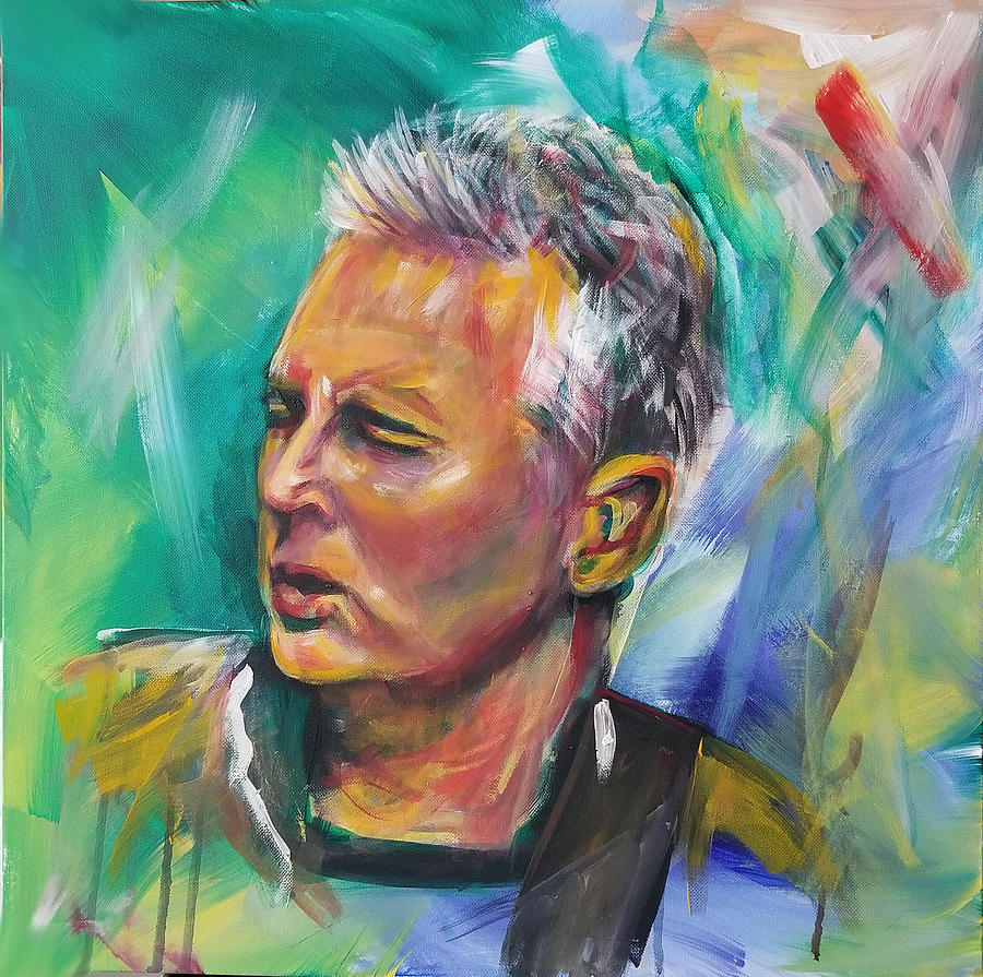Pearl Jam Painting - Mike McCready by Toblerusse