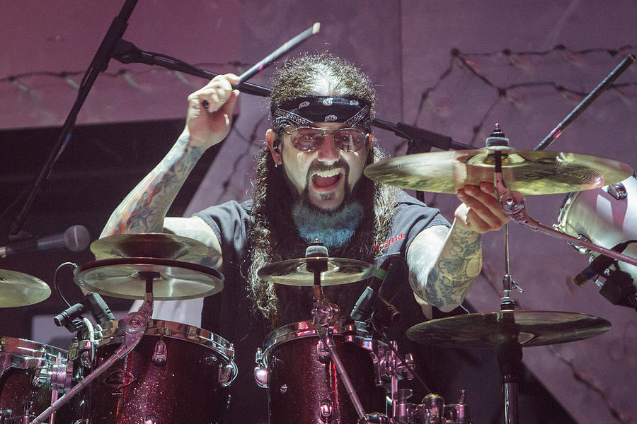 Drum Photograph - Mike Portnoy by Vedran Levi