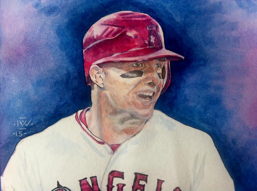 Mike Trout Painting