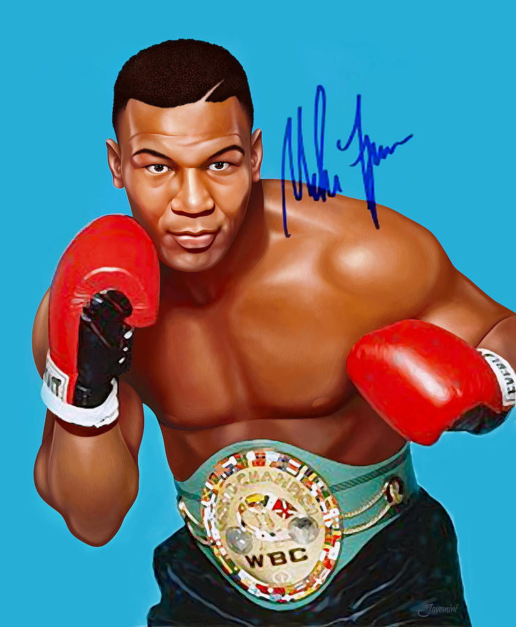 Mike Tyson Drawing Painting by Jigsaw Posters