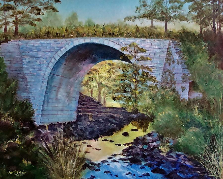 Mikes Keystone Bridge Painting by Jamie Frier