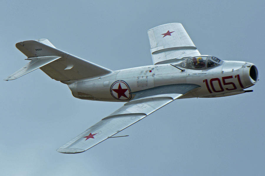 Mikoyan-Gurevich MiG-15 NX87CN Chino California April 30 2016 Photograph by Brian Lockett