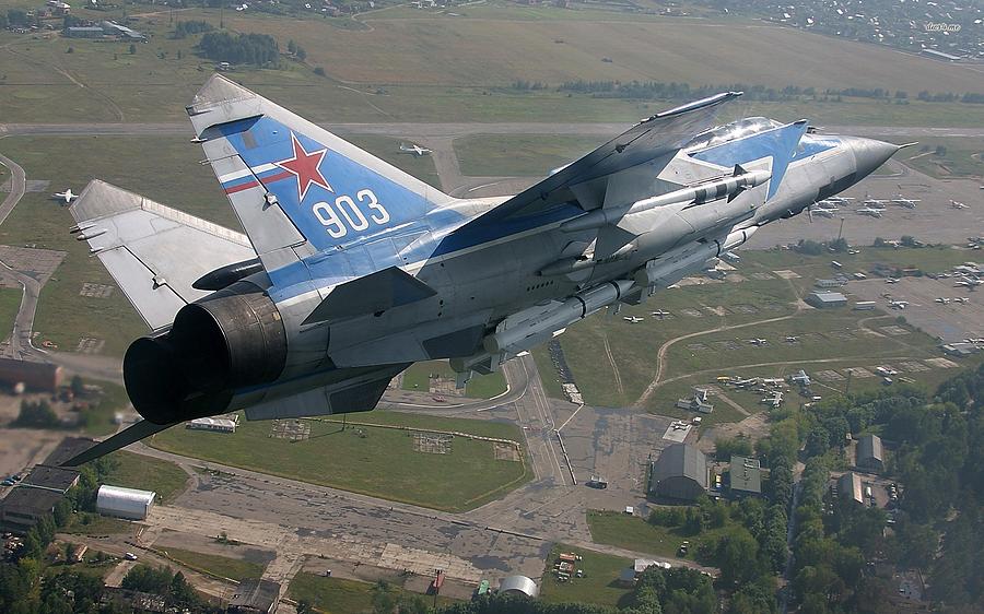 Airplane Photograph - Mikoyan MiG-31 by Mariel Mcmeeking